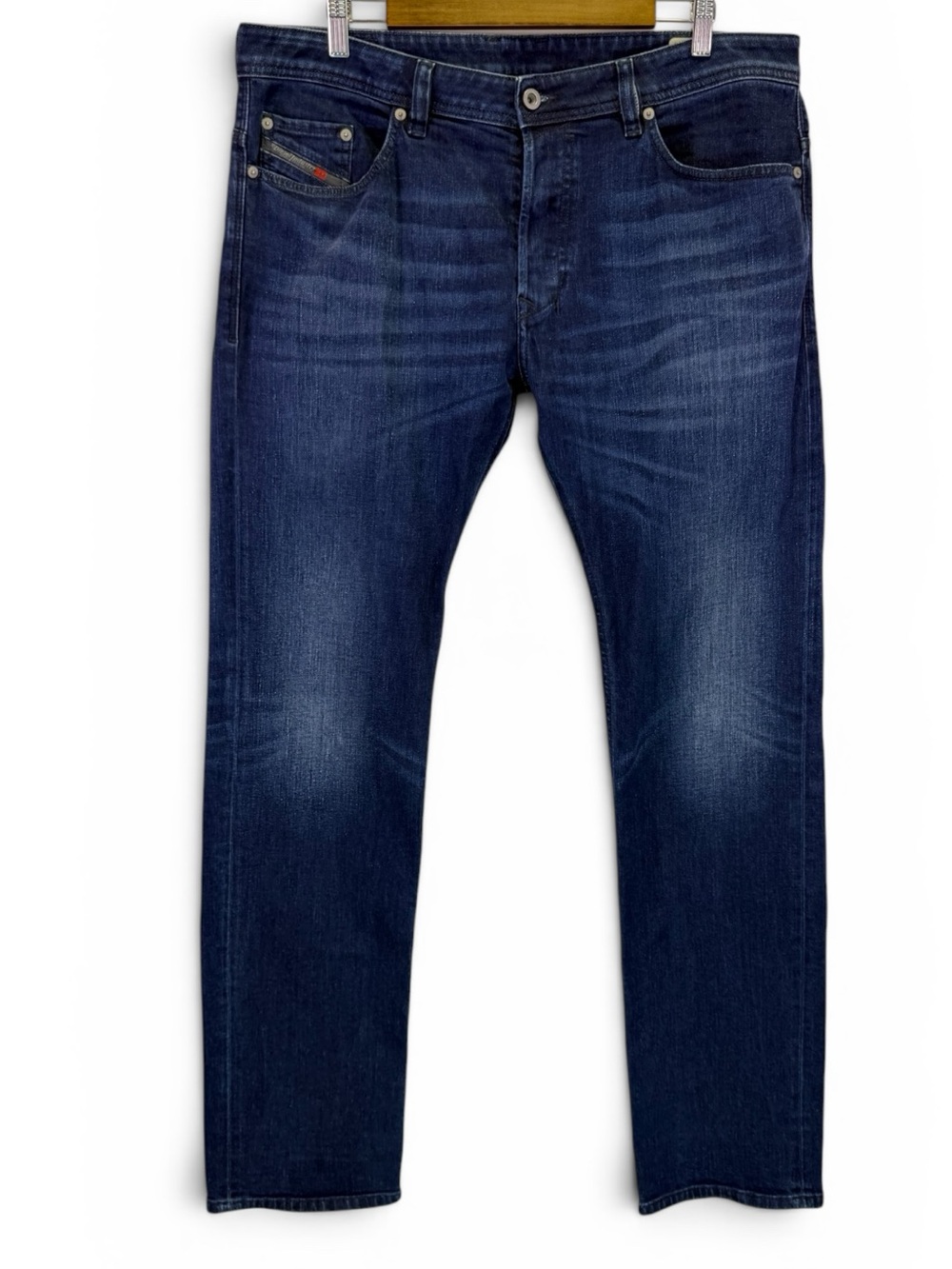 Diesel Industry Jeans Safado Dark Wash Regular Slim Straight Button Fly W36-L32